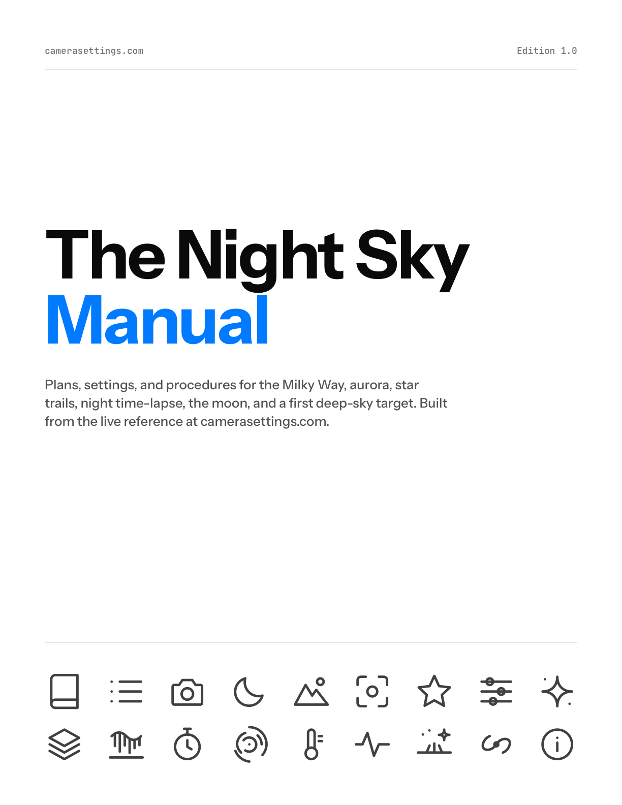 Print manual cover